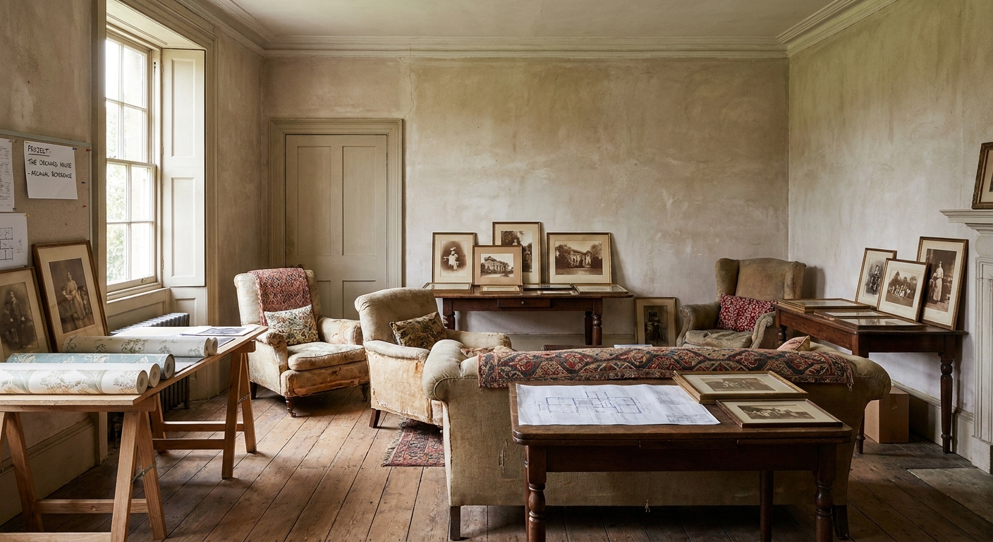 Why archival photographs help restore historic interiors without guesswork